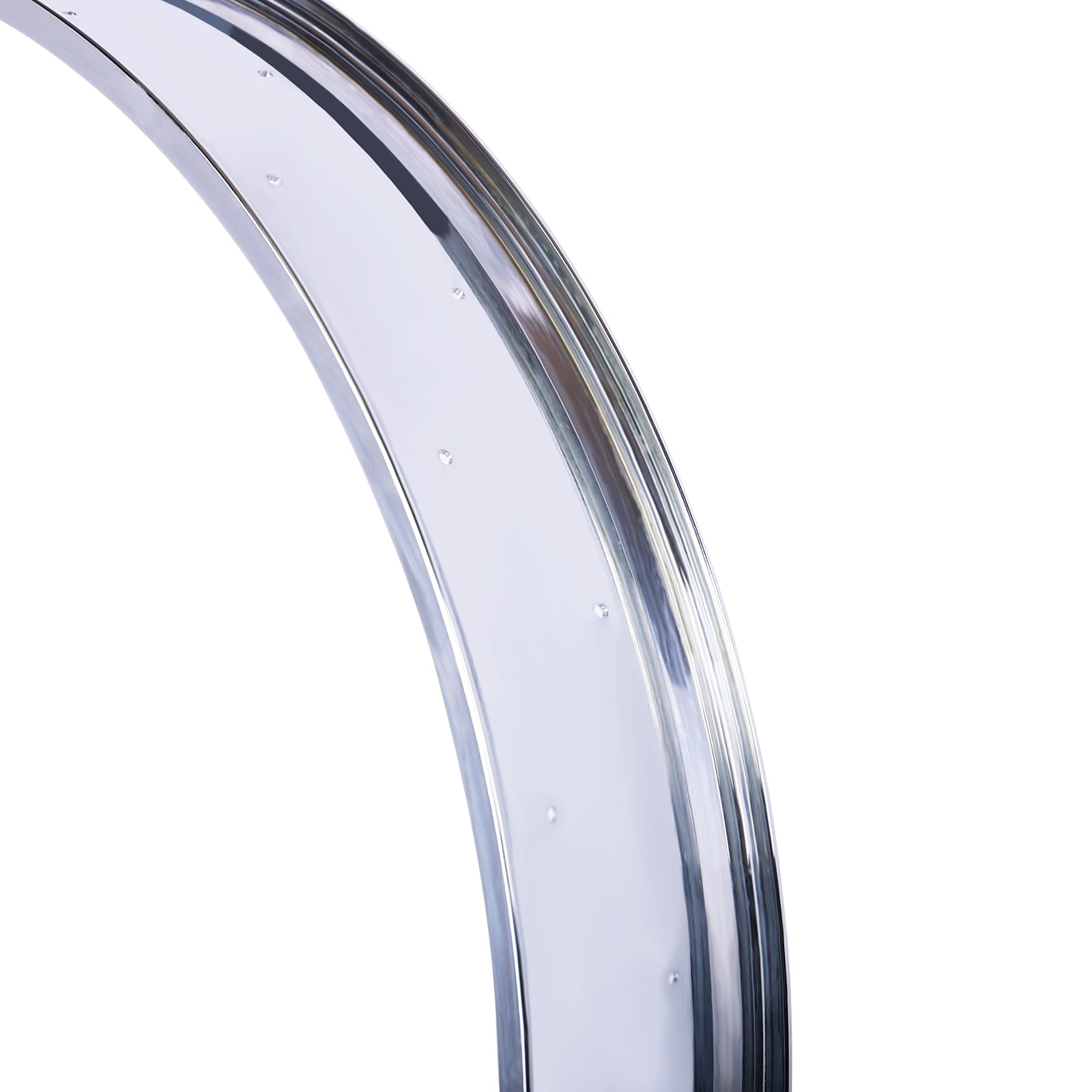 Chico RM-TH752636 Bicycle Fat Mirror Electroplating Chrome Rim 26" x3"× 14G x 36H 80mm