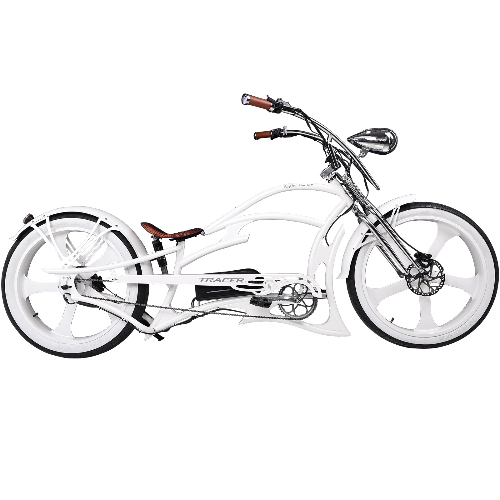 Raptor Pro DS 800W Stretch Cruiser Ebike