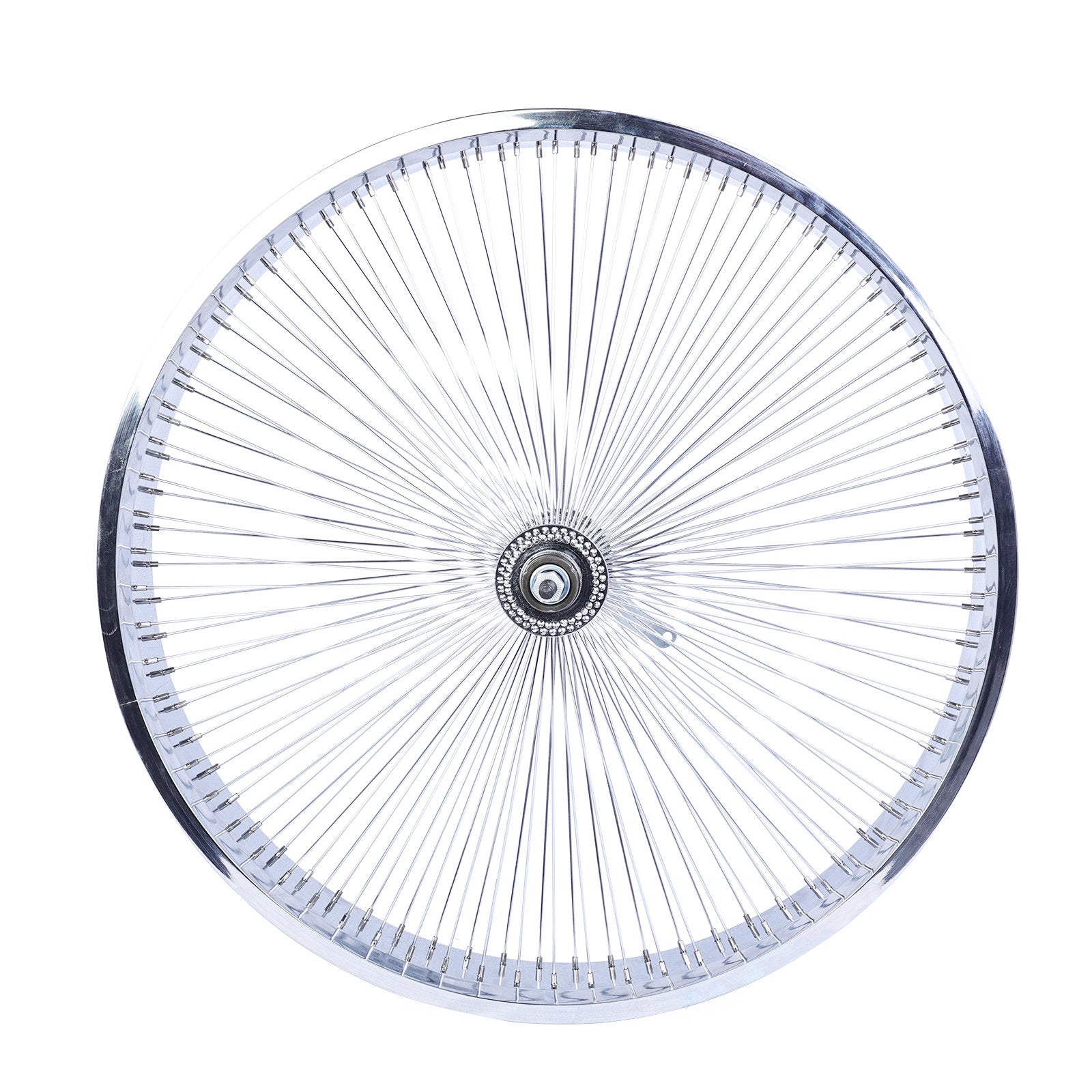 Chico WH-TH7526140C-CP Lowrider 26"*3" Coaster Brake Alloy Chrome Fat Rims Wheel Set - Chico USA, Inc.