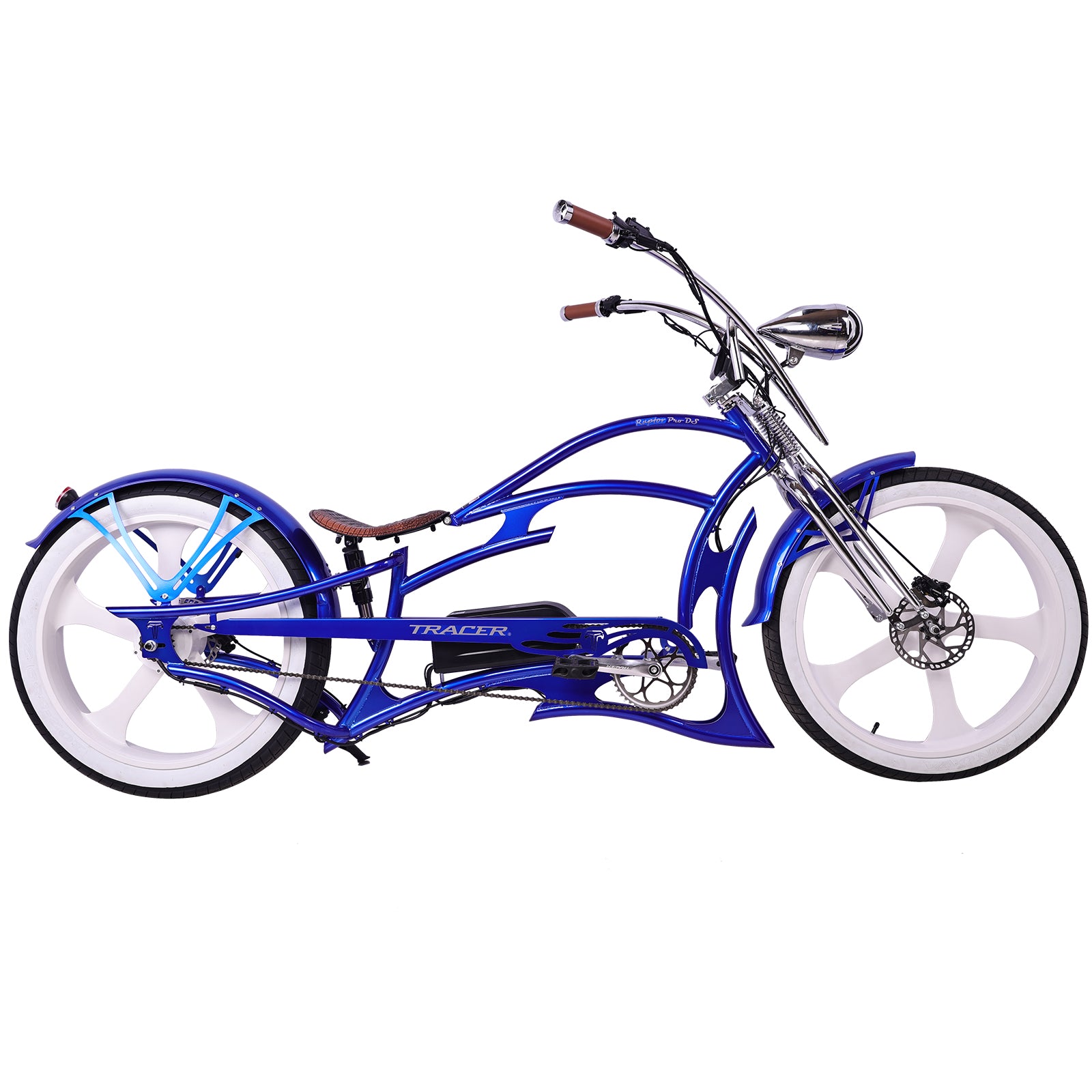 Raptor Pro DS 800W Stretch Cruiser Ebike