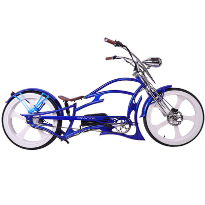 Raptor Pro DS 800W Stretch Cruiser Ebike