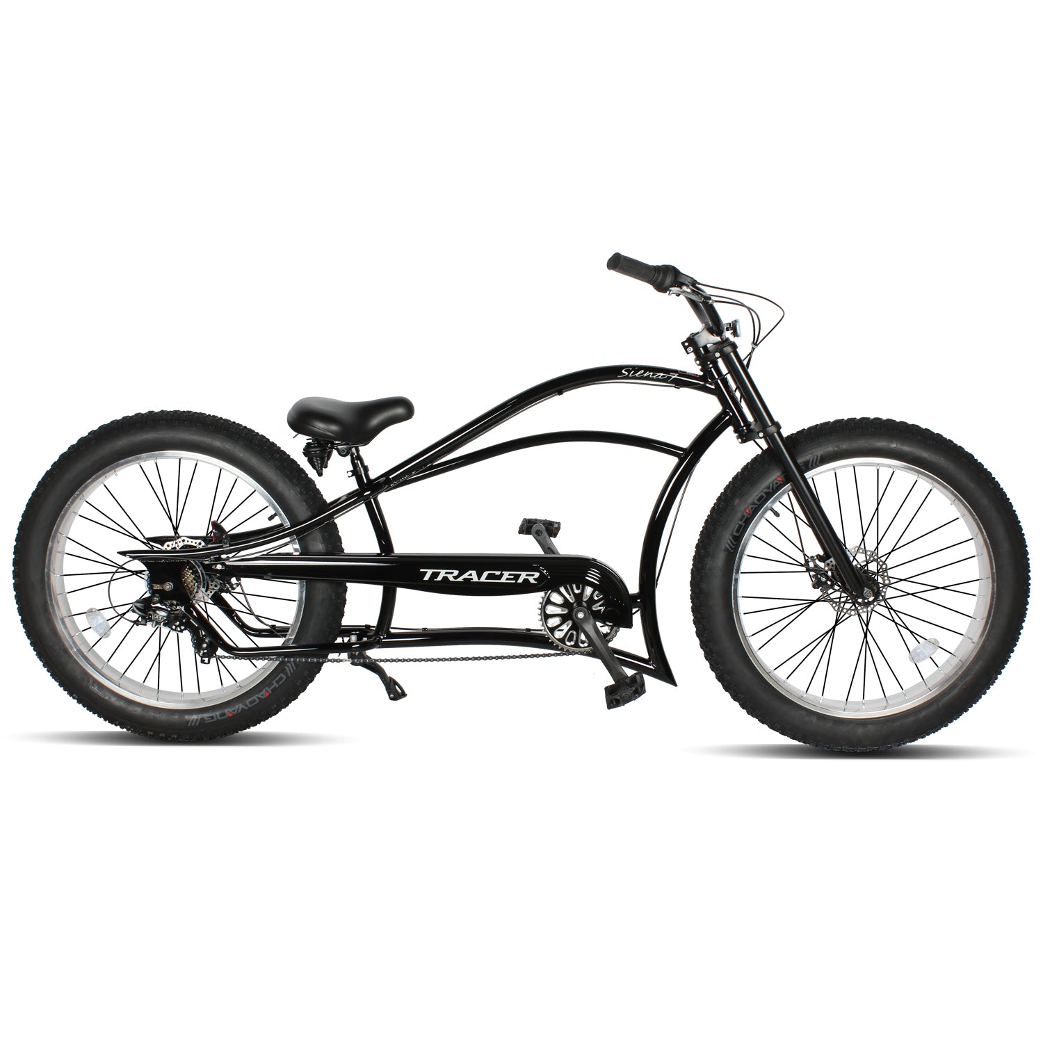 Tracer Siena 26-Inch Stretch Cruiser Bike with Chopper Style