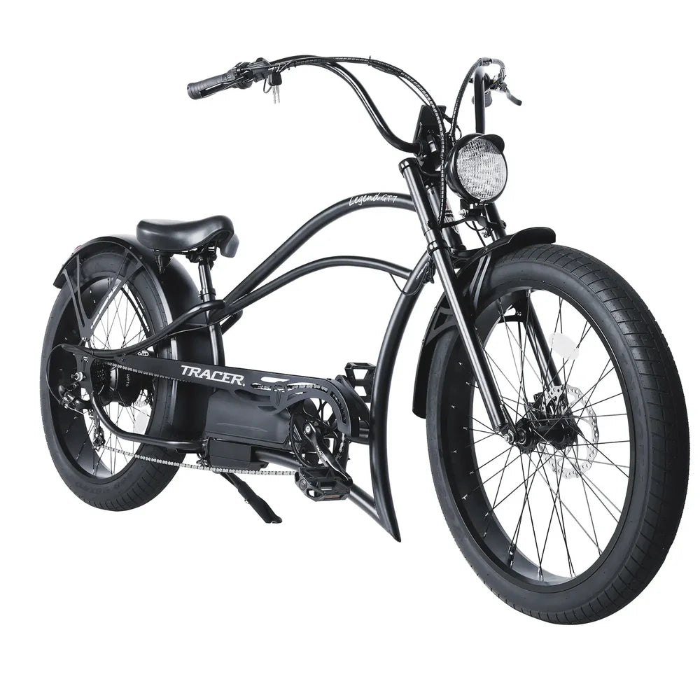 Tracer Bikes | Legend GT7 1000W Electric Cruiser Bike – 1000W Motor, Fat Tires, 80 Miles Range, Chopper Style |  Chico USA, Inc. 