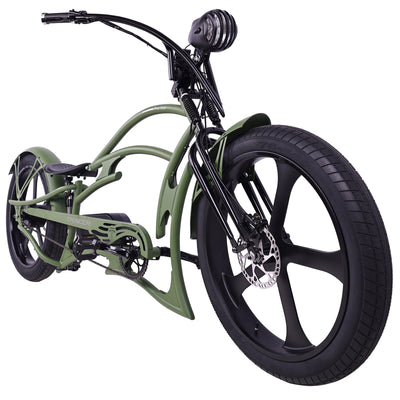Raptor Pro DS 800W Stretch Cruiser Ebike - Chico USA, Inc.