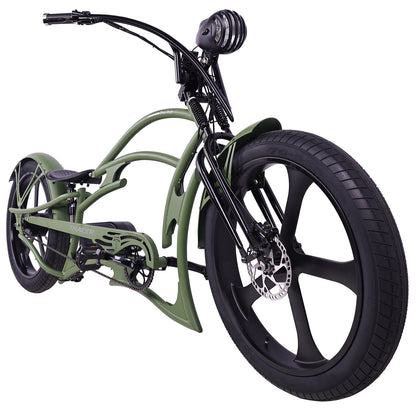 Raptor Pro DS 800W Stretch Cruiser Ebike