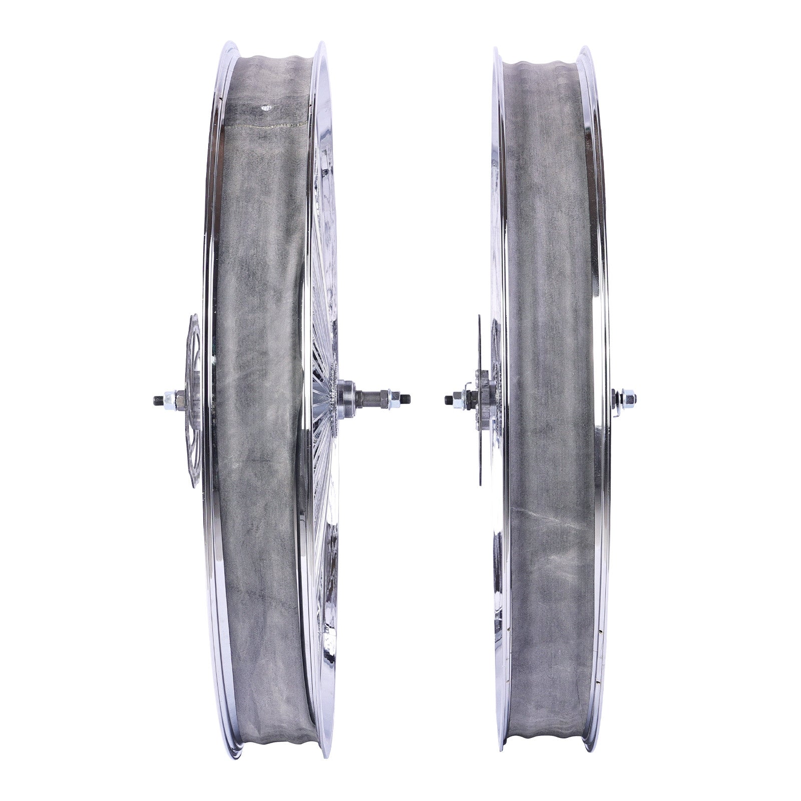 Chico WH-TH7529140D7-CP Bike Chrome Wheel Set for 29"*3" with 7-speed Disc Brake