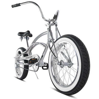 Tracer Master 2.0 GS 20" Chrome Coaster Cruiser Bike Classic Style - Chico USA, Inc.