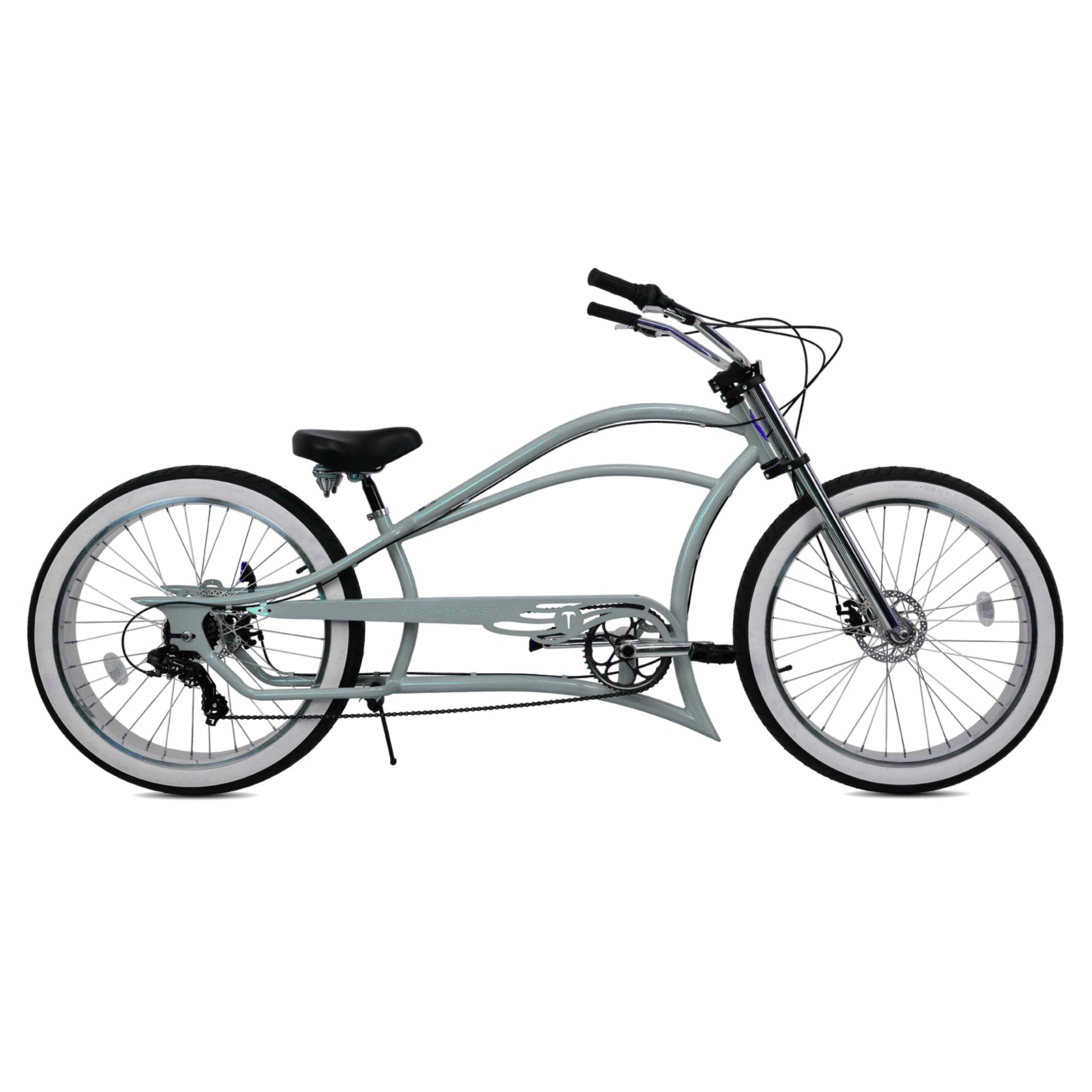 Tracer Bikes | Micargi Boston 7 Stretch Beach Cruiser Bike, 7-Speed, 26" Steel Frame |  Chico USA, Inc. 