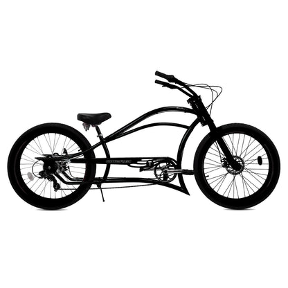 Tracer Bikes | Micargi Boston 7 Stretch Beach Cruiser Bike, 7-Speed, 26" Steel Frame |  Chico USA, Inc. 