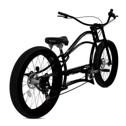 Tracer Bikes | Micargi Boston 7 Stretch Beach Cruiser Bike, 7-Speed, 26" Steel Frame |  Chico USA, Inc. 