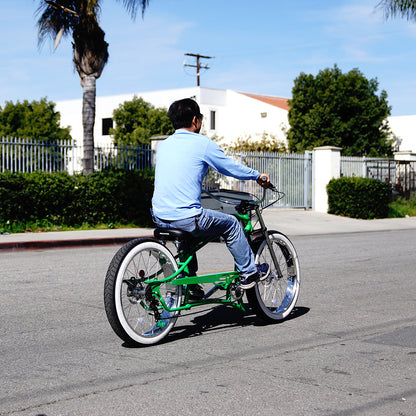 Tracer Bikes | Micargi Boston 7 Stretch Beach Cruiser Bike, 7-Speed, 26" Steel Frame |  Chico USA, Inc. 