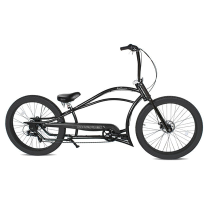 Tracer Bikes | Micargi Boston GT7 Stretch Cruiser Bicycle, 7-Speed, 26" Chopper Frame |  Chico USA, Inc. 