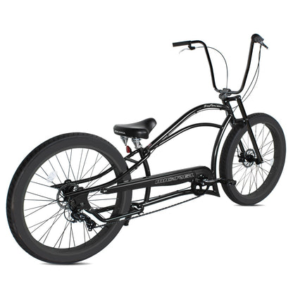 Tracer Bikes | Micargi Boston GT7 Stretch Cruiser Bicycle, 7-Speed, 26" Chopper Frame |  Chico USA, Inc. 