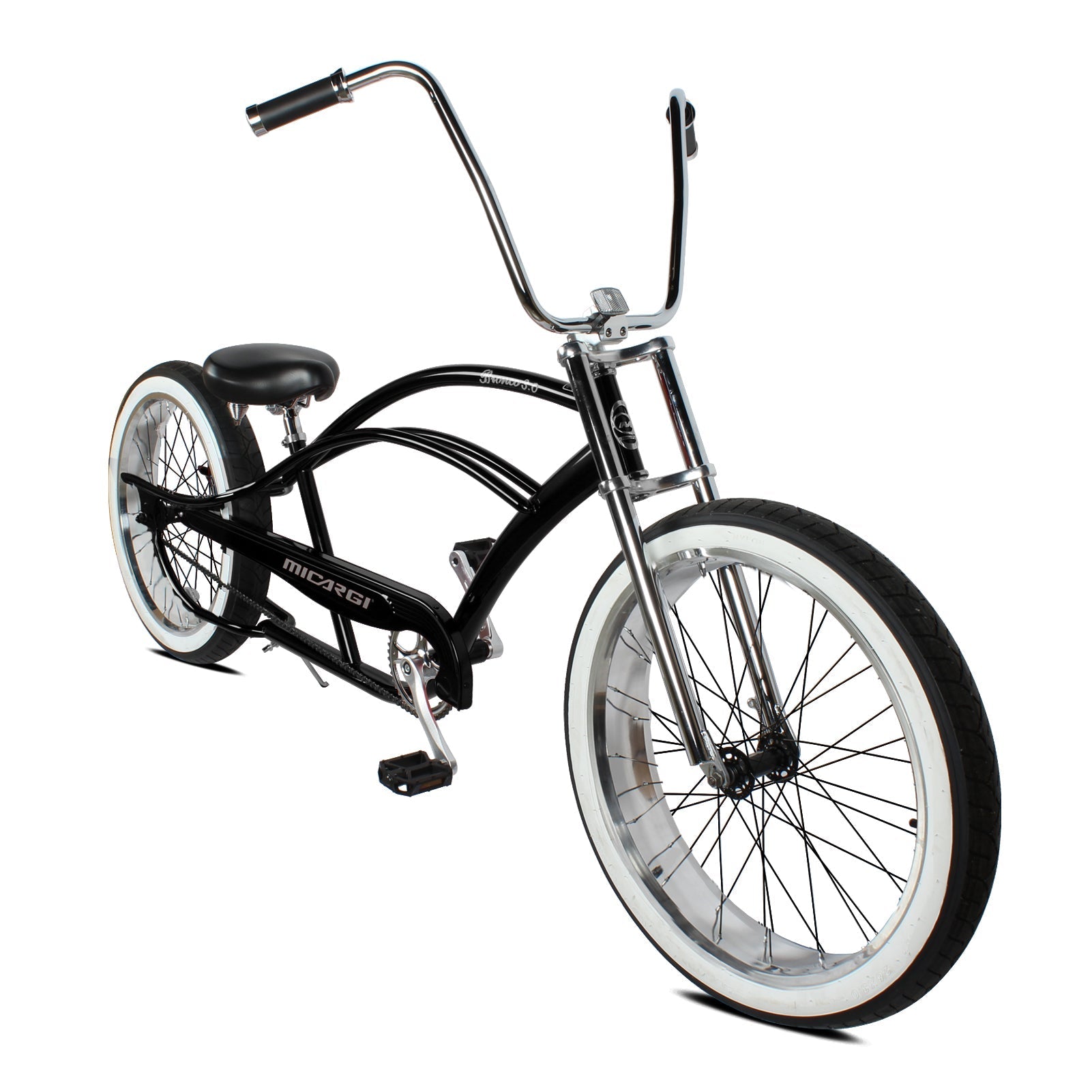 Tracer Bikes | Micargi Bronco 3.0 26" Cruise Beach Bike, Single-Speed, Hi-Ten Steel Frame |  Chico USA, Inc. 