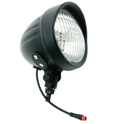 Tracer Bikes | Micargi Classical Chrome Vintage LED Bike Headlight, 12V-48V |  Chico USA, Inc. 