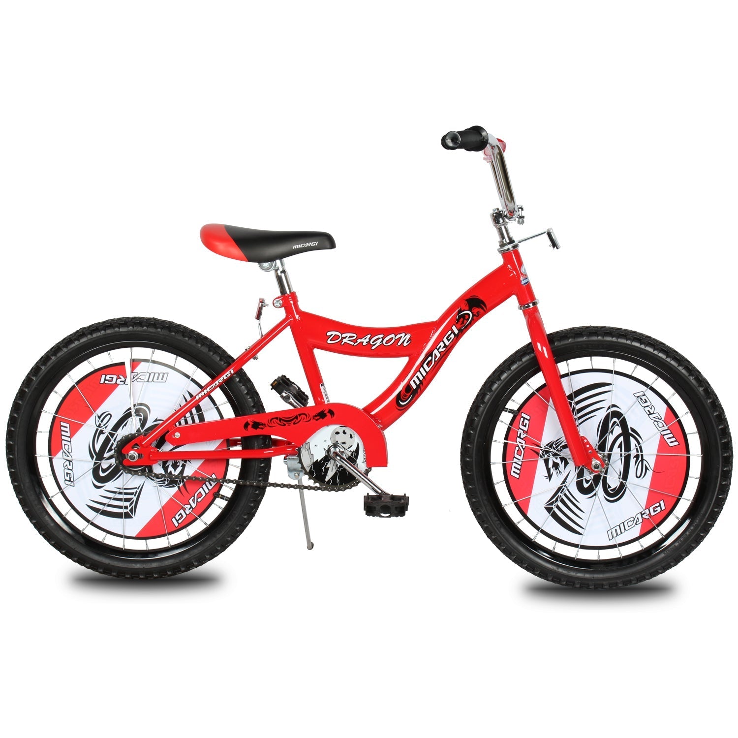 Tracer Bikes | Micargi Dragon 20" Kids Bike, Single Speed, BMX Style, Hi-Ten Steel Frame |  Chico USA, Inc. 