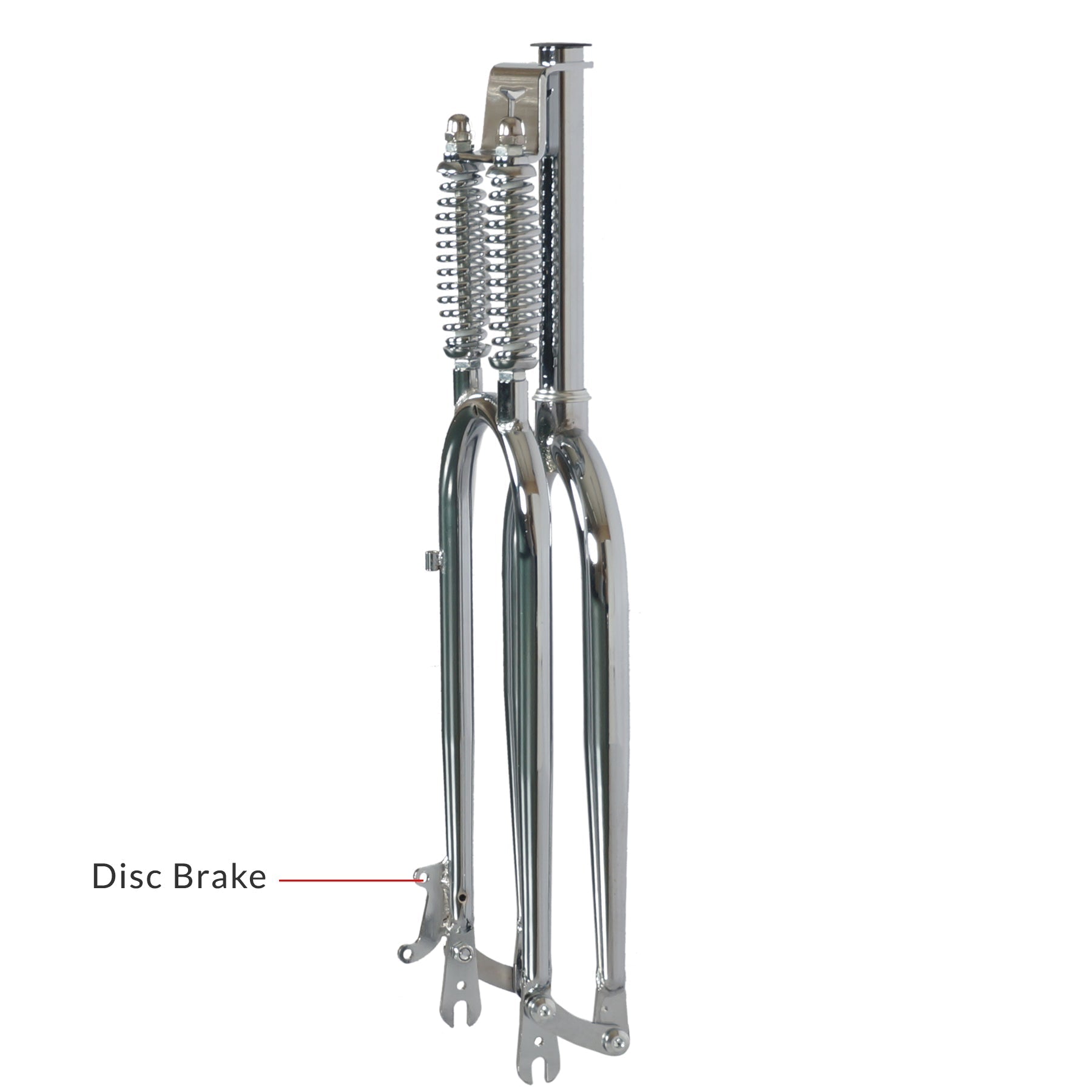 Tracer Bikes | Micargi FK-DS26218135D8 26" Dual Spring Classic Bike Fork for Disc Brake, Steel |  Chico USA, Inc. 