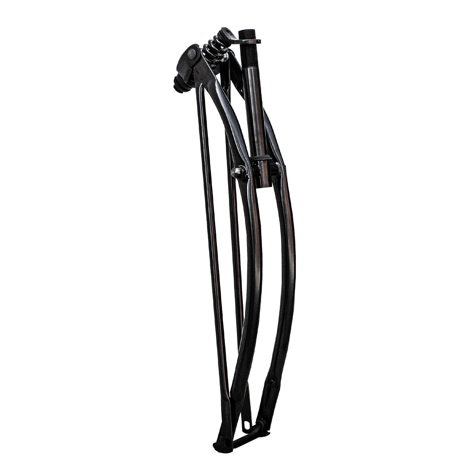 Tracer Bikes | Micargi FK-SP26161102 26" Lowrider Classic Spring Fork, Regular Bend, Steel, Chrome/Black |  Chico USA, Inc. 