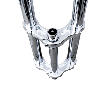 Tracer Bikes | Micargi FK-TP62218135D8 26" Chopper Bike Triple Tree Aluminum Crown Disc Brake Fork |  Chico USA, Inc. 