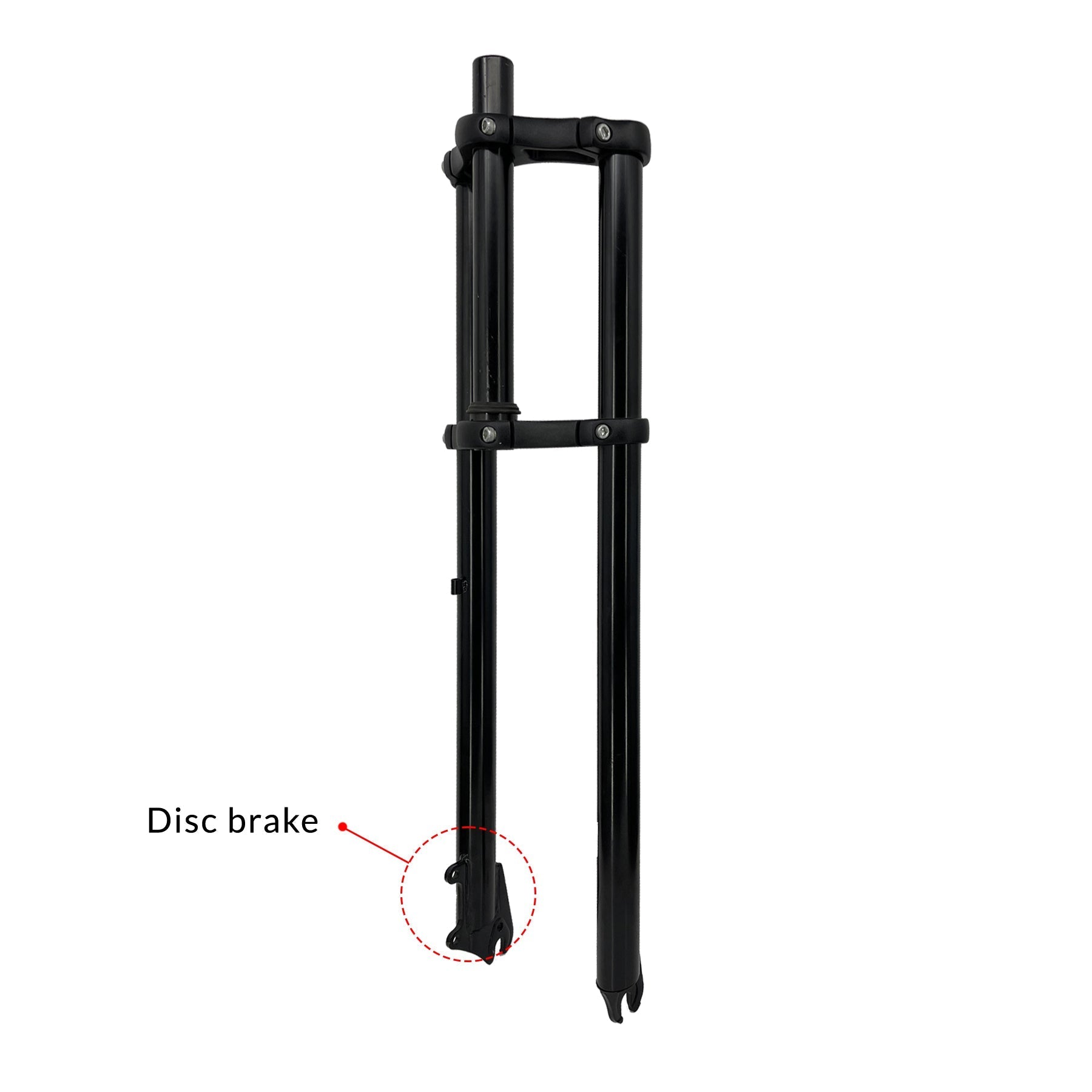 Tracer Bikes | Micargi FK-TP62218135D8 26" Chopper Bike Triple Tree Aluminum Crown Disc Brake Fork |  Chico USA, Inc. 