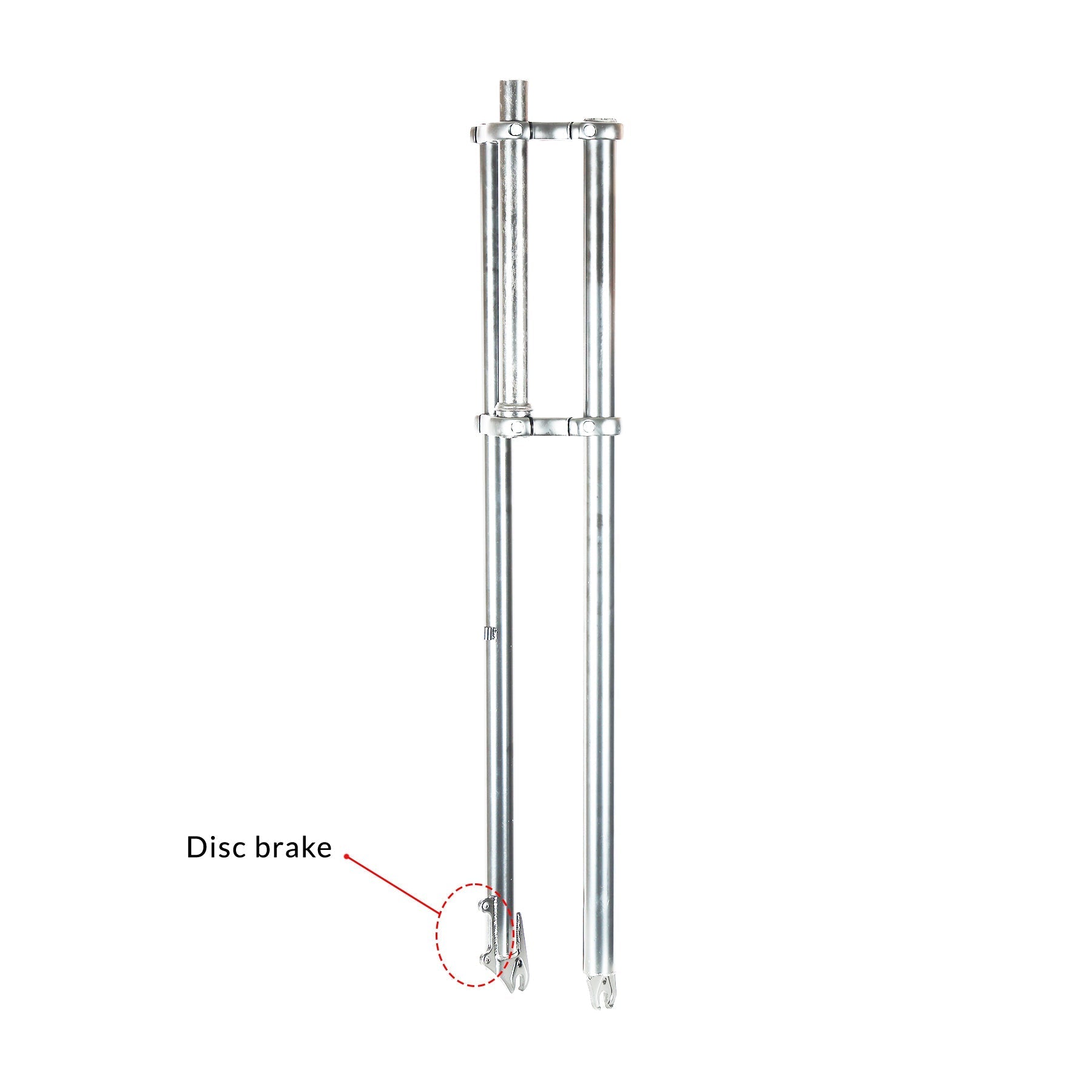 Tracer Bikes | Micargi FK-TP80300102D Triple Tree Fork, 25.4mm Steerer Diameter, Disc Brake Compatible |  Chico USA, Inc. 