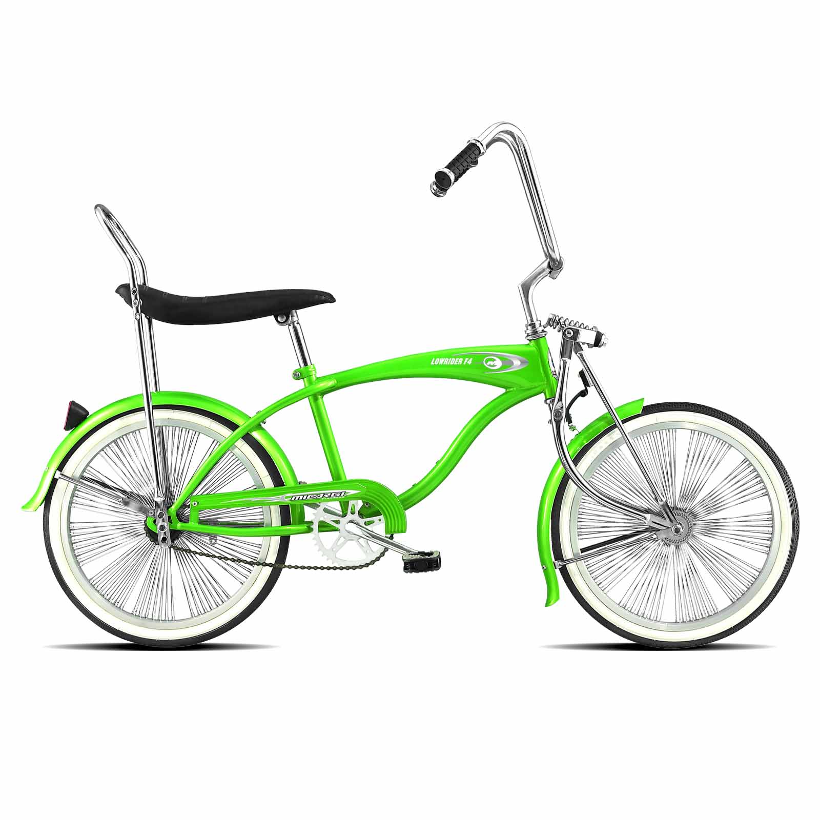 Tracer Bikes | Micargi Lowrider F4 20" Hi-Ten Steel Coaster Brake Single-Speed Bike |  Chico USA, Inc. 