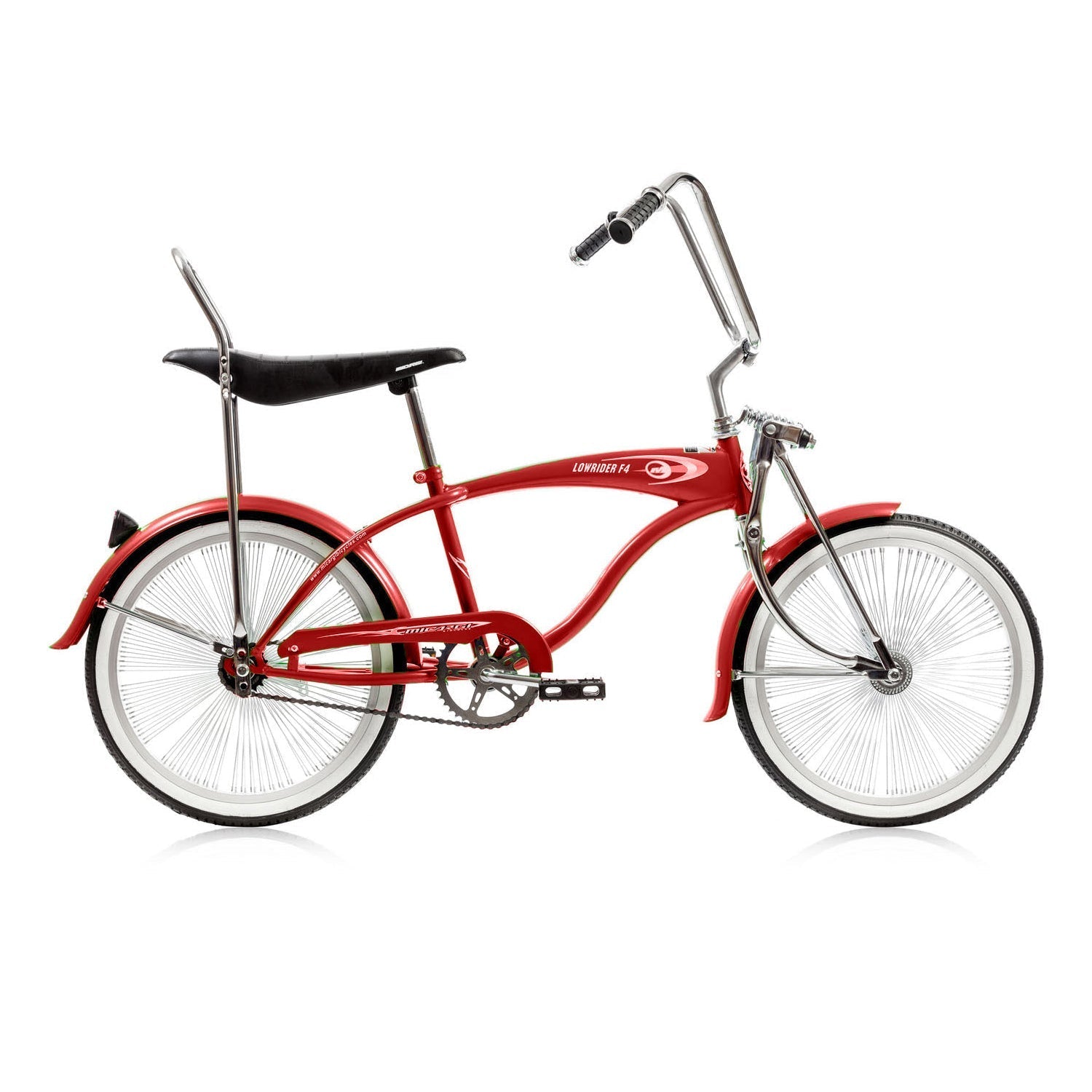 Tracer Bikes | Micargi Lowrider F4 20" Hi-Ten Steel Coaster Brake Single-Speed Bike |  Chico USA, Inc. 