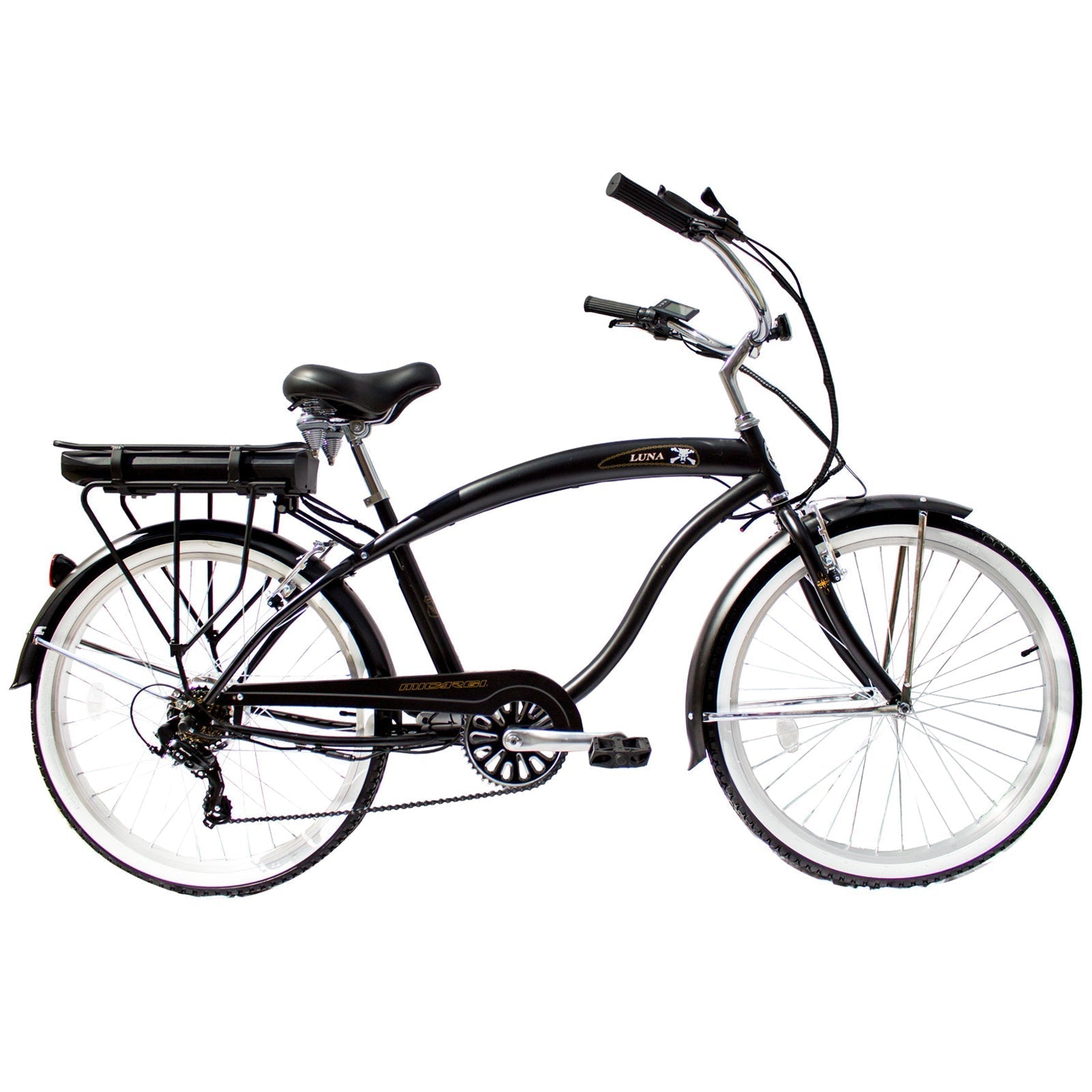 Tracer Bikes | Micargi Luna 26" Cruiser Electric Bike |  Chico USA, Inc. 