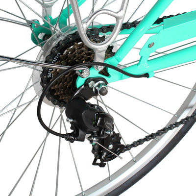 Tracer Bikes | Micargi MIXE V7 700C Women's 7-Speed City Bike with Sleek Design and V-Brakes |  Chico USA, Inc. 
