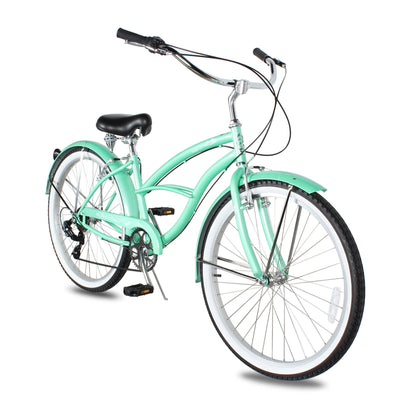 Micargi Pantera 26 Inch Women's Beach Cruiser Bike, 1 Speed/7 Speed, Multiple Colors - Chico USA, Inc.