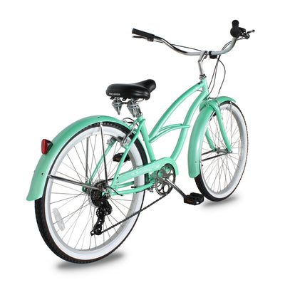 Micargi Pantera 26 Inch Women's Beach Cruiser Bike, 1 Speed/7 Speed, Multiple Colors - Chico USA, Inc.