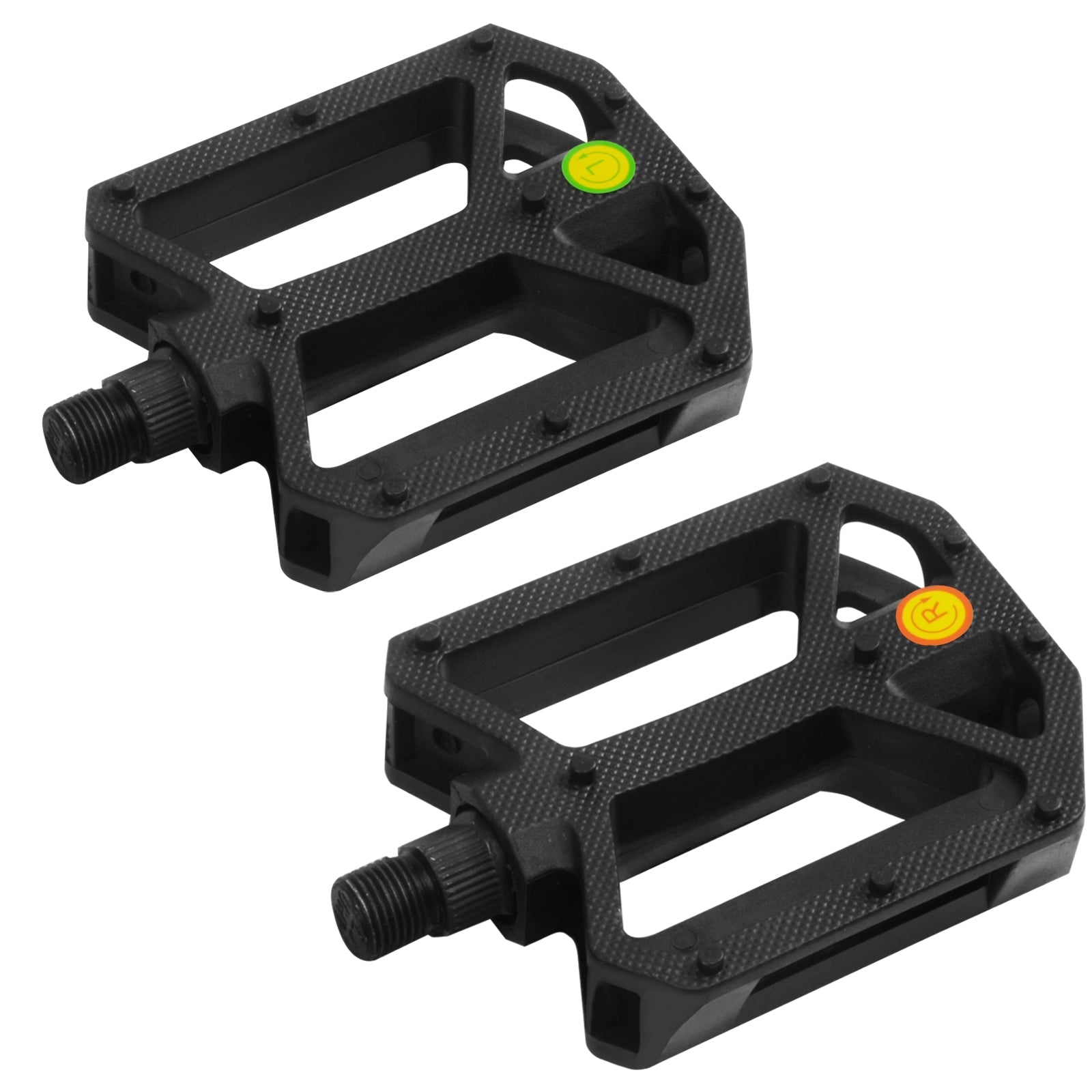 Tracer Bikes | Micargi PD-FP-850B Nylon Platform Pedals for Three Piece/One Piece Crank |  Chico USA, Inc. 