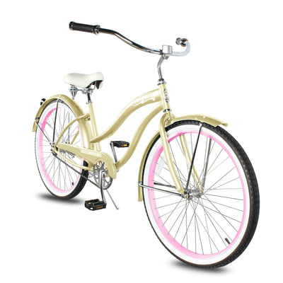 Tracer Bikes | Micargi Rover GX Women's Beach Cruiser Bike, Single-Speed Hybrid for Adults |  Chico USA, Inc. 