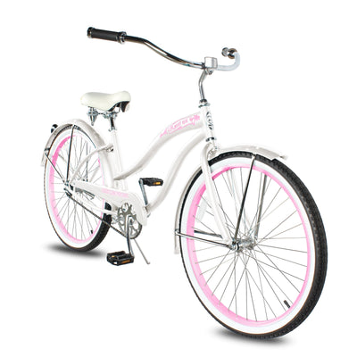 Tracer Bikes | Micargi Rover GX Women's Beach Cruiser Bike, Single-Speed Hybrid for Adults |  Chico USA, Inc. 