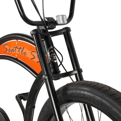 Tracer Bikes | Micargi Seattle 26" Beach Chopper Cruiser Bike with Shimano 7-Speed and Disc Brakes |  Chico USA, Inc. 