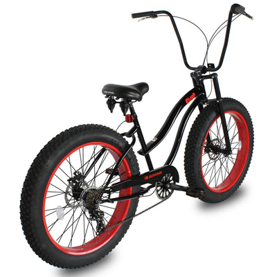 Tracer Bikes | Micargi Slugo Female Beach Cruiser Bike with Shimano 7-Speed Disc Brake |  Chico USA, Inc. 