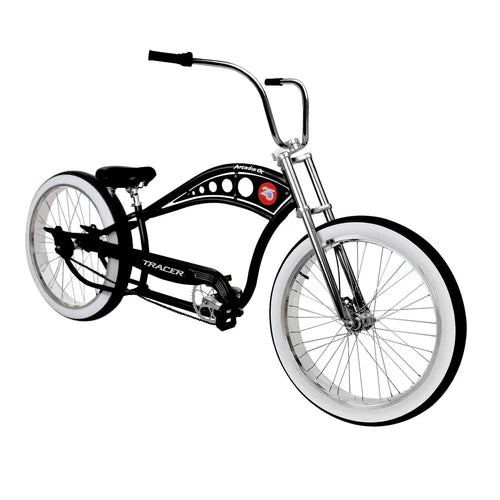 Tracer Bikes | Tracer Arcadia GT 26" Chopper Cruiser Bike 1 Speed, Hi-ten Steel Frame |  Chico USA, Inc. 