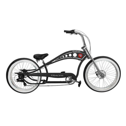 Tracer Bikes | Tracer Arcadia GT7 26" Chopper Cruiser Stretch Bike 7 Speed, Hi-ten Steel Frame |  Chico USA, Inc. 