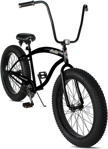 Tracer Bikes | Tracer Avalon Beach Cruiser Bike for Adults, 26 Inch Wheels, 4.0 Fat Tire, Single Speed |  Chico USA, Inc. 