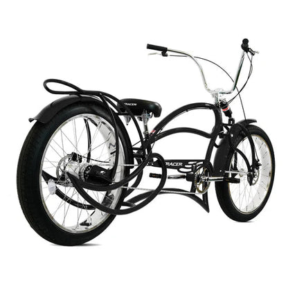 Tracer Bikes | Tracer Leopard 3i Pro Vintage Stretch Beach Cruiser Bike, Internal 3-Speed |  Chico USA, Inc. 