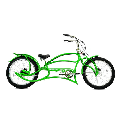 Tracer Bikes | Tracer Leopard 3i Pro Vintage Stretch Beach Cruiser Bike, Internal 3-Speed |  Chico USA, Inc. 