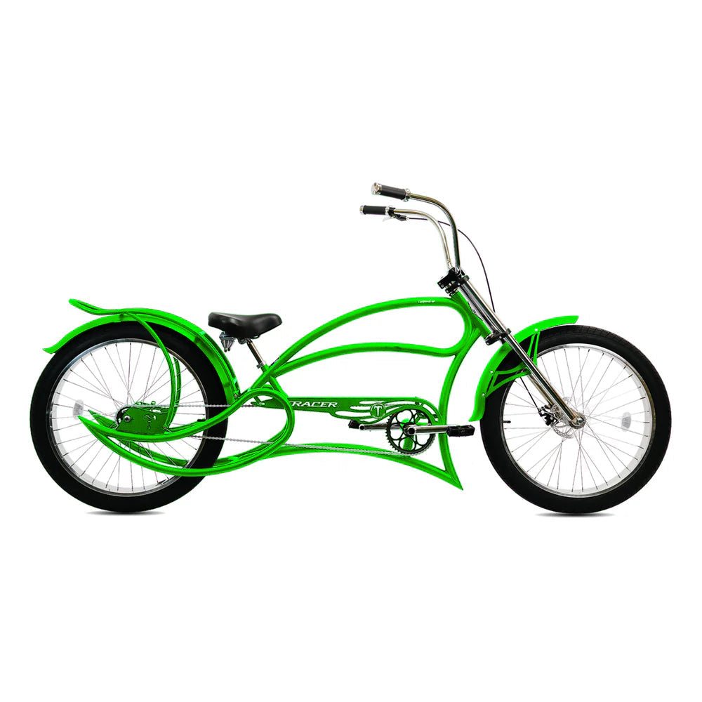 Tracer Bikes Leopard GT Chopper Stretch Cruiser Bike with 3Speed