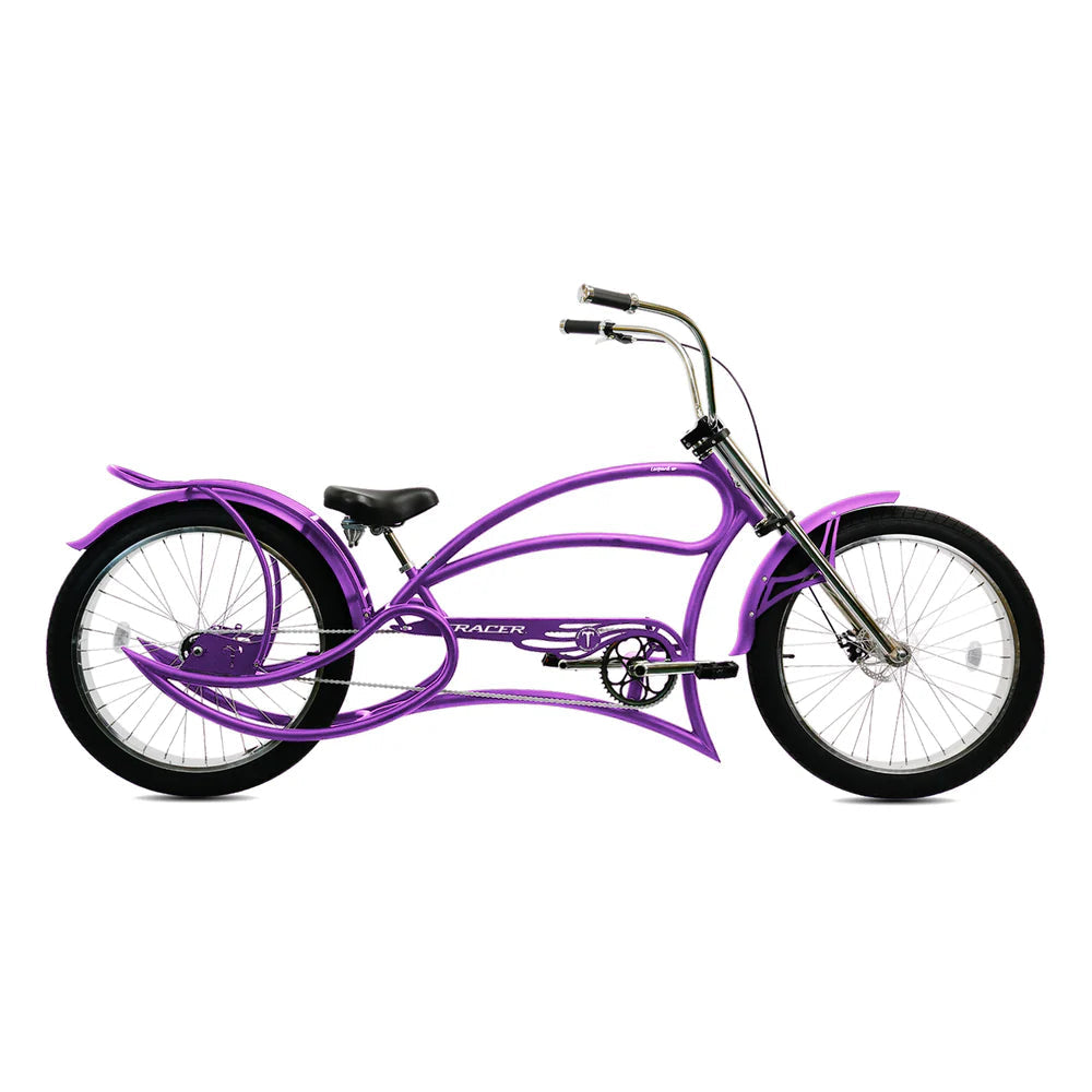 Tracer Bikes | Tracer Leopard GT Chopper Stretch Cruiser Bike with 3-Speed Rear Hubs |  Chico USA, Inc. 