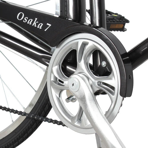 Tracer Bikes | Tracer Osaka 700C 7 Speed Hybrid City Bike with Moon-Type Handlebar for Men |  Chico USA, Inc. 
