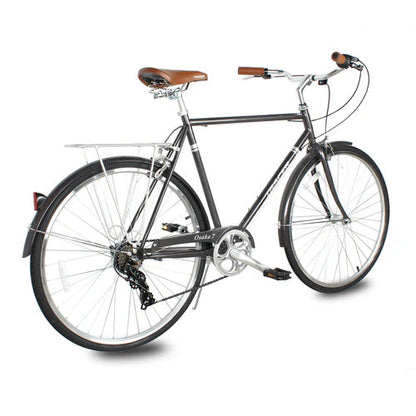 Tracer Bikes | Tracer Osaka 700C 7 Speed Hybrid City Bike with Moon-Type Handlebar for Men |  Chico USA, Inc. 