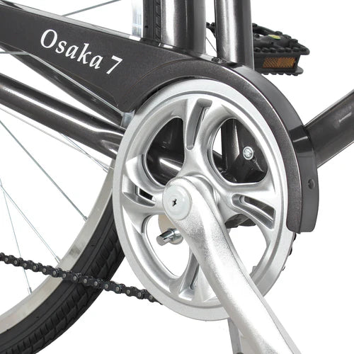 Tracer Bikes | Tracer Osaka 700C 7 Speed Hybrid City Bike with Moon-Type Handlebar for Men |  Chico USA, Inc. 