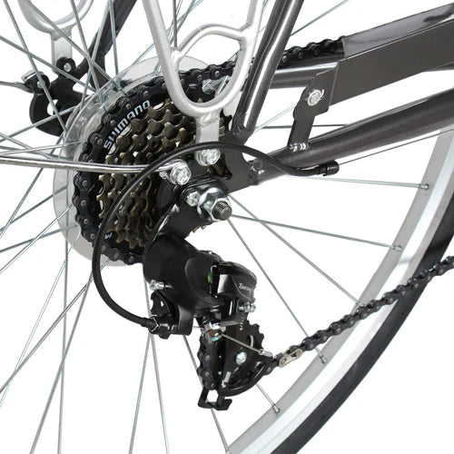 Tracer Bikes | Tracer Osaka 700C 7 Speed Hybrid City Bike with Moon-Type Handlebar for Men |  Chico USA, Inc. 