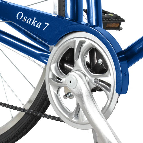 Tracer Bikes | Tracer Osaka 700C 7 Speed Hybrid City Bike with Moon-Type Handlebar for Men |  Chico USA, Inc. 