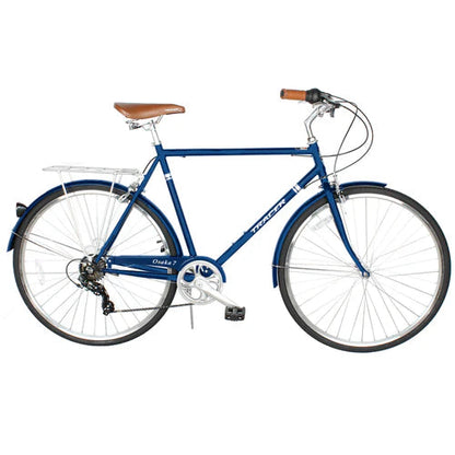 Tracer Bikes | Tracer Osaka 700C 7 Speed Hybrid City Bike with Moon-Type Handlebar for Men |  Chico USA, Inc. 
