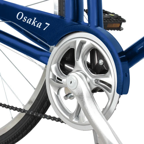 Tracer Bikes | Tracer Osaka 700C 7 Speed Hybrid City Bike with Moon-Type Handlebar for Men |  Chico USA, Inc. 